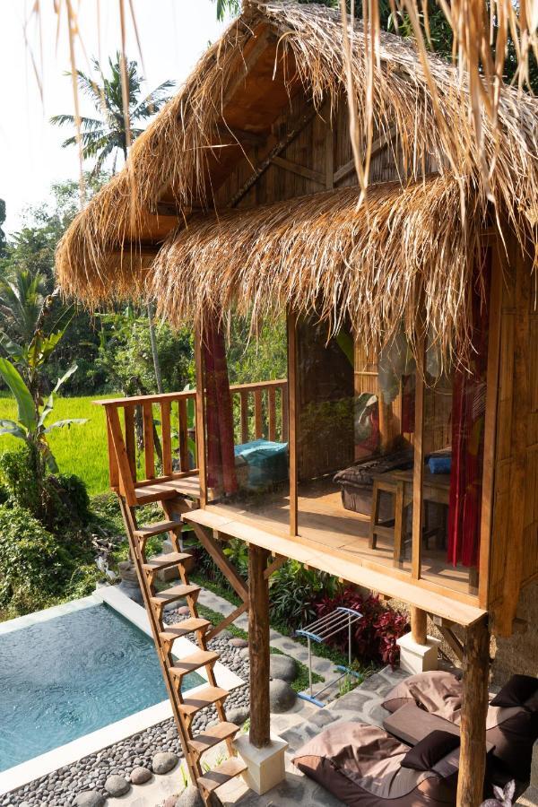 Bali Bamboo Jungle Huts And Hostel Tampaksiring Екстер'єр фото